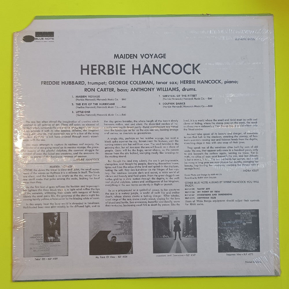 Herbie Hancock - Maiden Voyage - 84195 - New - Sealed - Vinyl