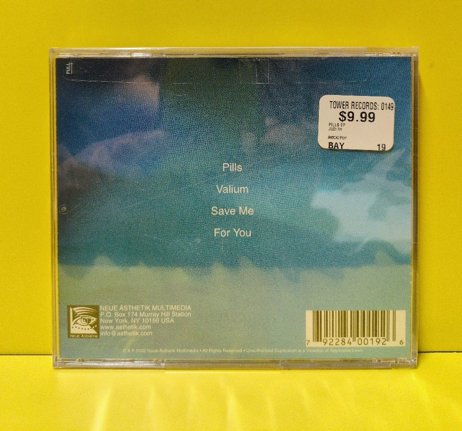 Judith - Pills - 2003 - NÄMCD-0019 - New - Sealed - CDs