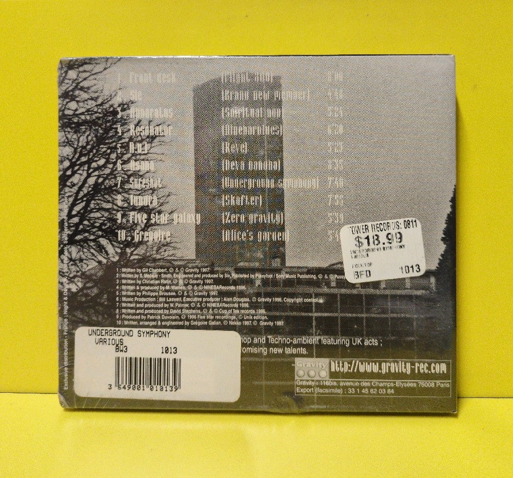 Various - Underground Symphony - 1997 - GTY 101013 - New - Sealed - CDs
