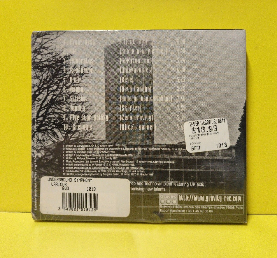 Various - Underground Symphony - 1997 - GTY 101013 - New - Sealed - CDs