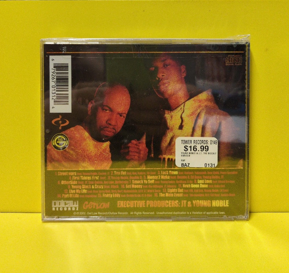 Young Noble & JT the Bigga Figga - Street Warz - 2002 - Getlo131-2 - New - Sealed - CDs