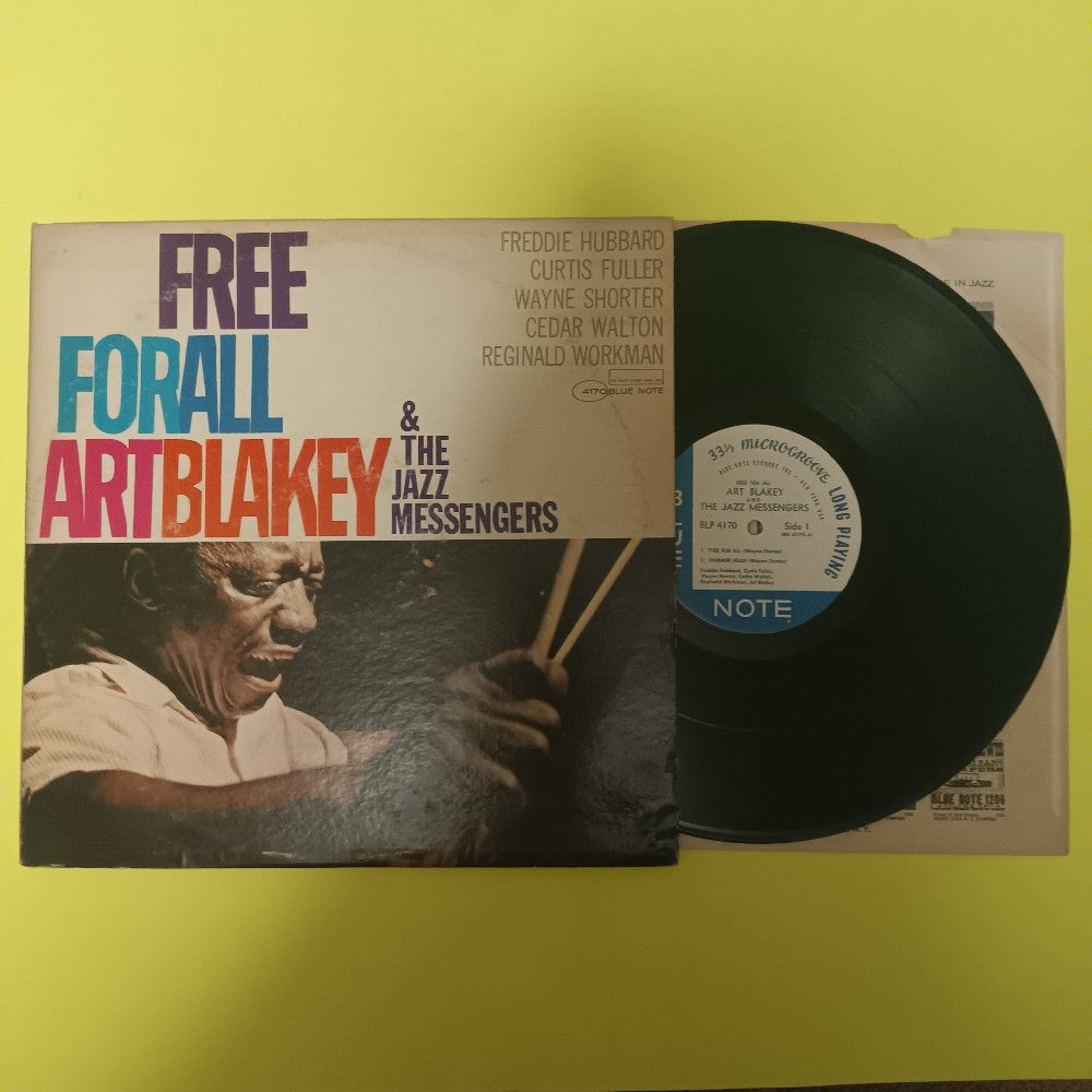 Art Blakey & the Jazz Messengers  - Free For All /Mono RVG All Disc - 1966 - BLP 4170 - Used - VG++ - Vinyl
