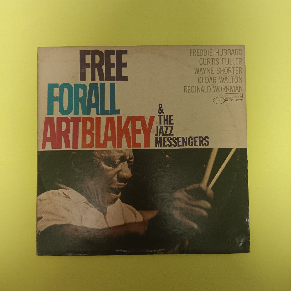 Art Blakey & the Jazz Messengers  - Free For All /Mono RVG All Disc - 1966 - BLP 4170 - Used - VG++ - Vinyl
