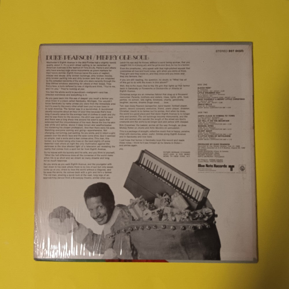 Duke Pearson - Merry Ole Soul in Shrink - 1969 - BST 84323 - Used - VG++ - Vinyl