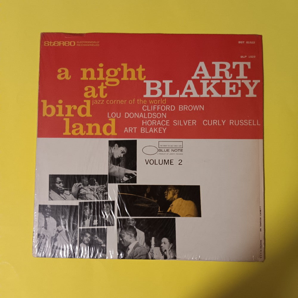 Art Blakey & the Jazz Messengers - A Night at Birdland Vol 2 w. Shrink - 1966 - BST 81522 - Used - VG++ - Vinyl