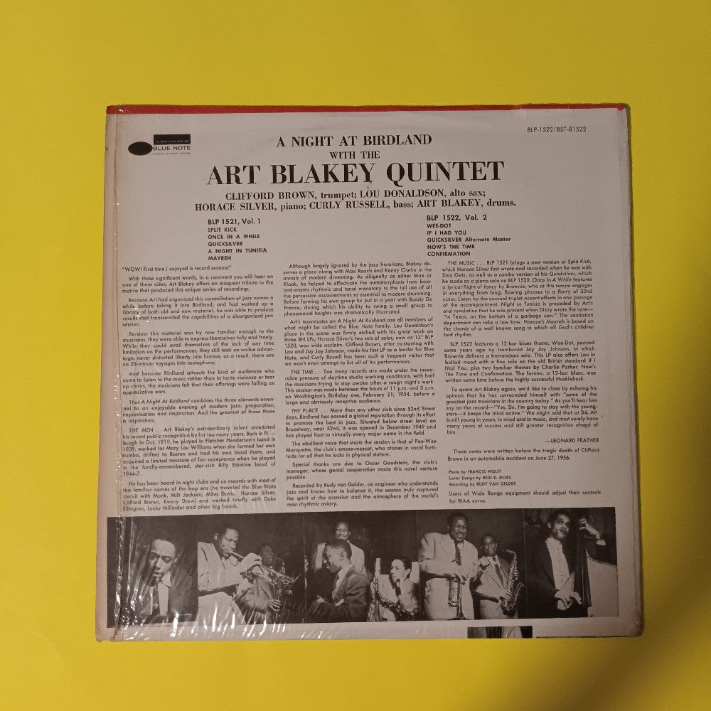 Art Blakey & the Jazz Messengers - A Night at Birdland Vol 2 w. Shrink - 1966 - BST 81522 - Used - VG++ - Vinyl