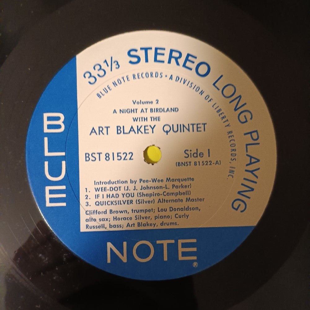 Art Blakey & the Jazz Messengers - A Night at Birdland Vol 2 w. Shrink - 1966 - BST 81522 - Used - VG++ - Vinyl