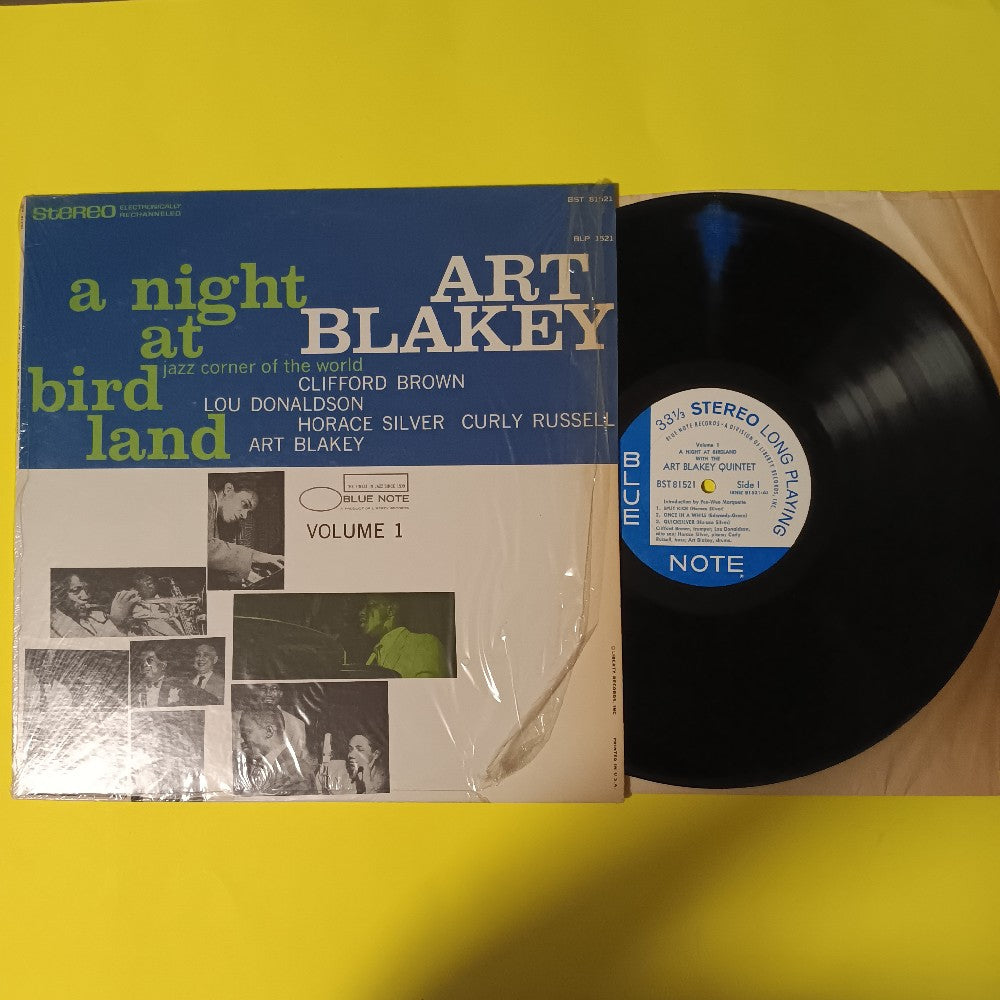 Art Blakey & the Jazz Messengers - A Night at Birdland Vol 1 w. Shrink - 1966 - BST 81521 - Used - VG++ - Vinyl