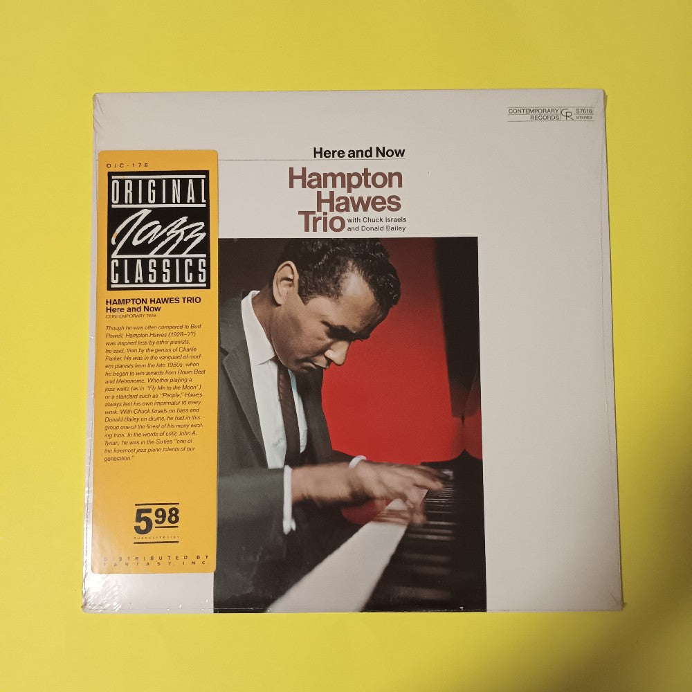 Hampton Hawes Trio - Here and Now - 1984 - OJC 178 - New - Sealed - Vinyl