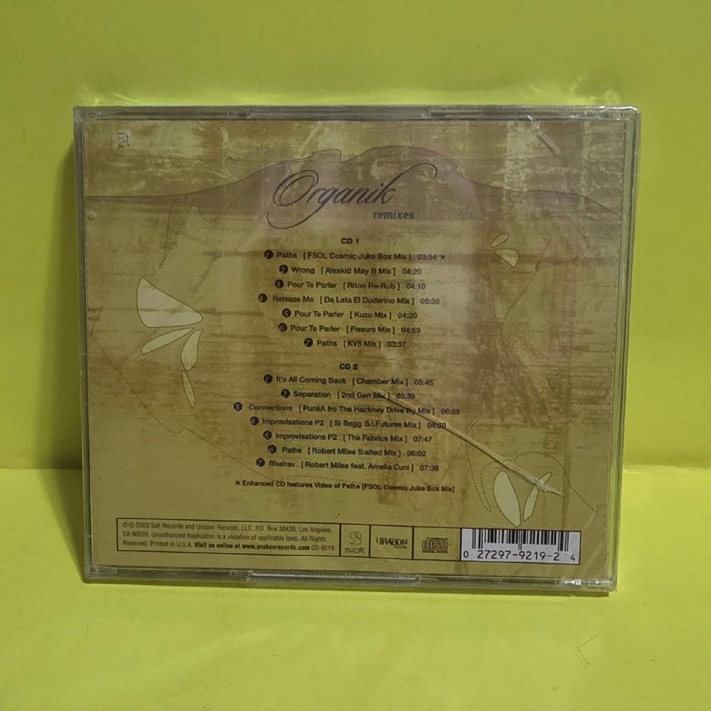 Robert Miles - Organik Remixes - 2003 - CD-9219 - New - Sealed - CDs