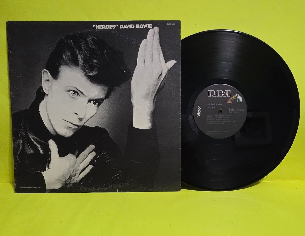 David Bowie  - Heroes / OG Black Label  - 1977 - AFL1-2522 - Used - VG++ - Vinyl