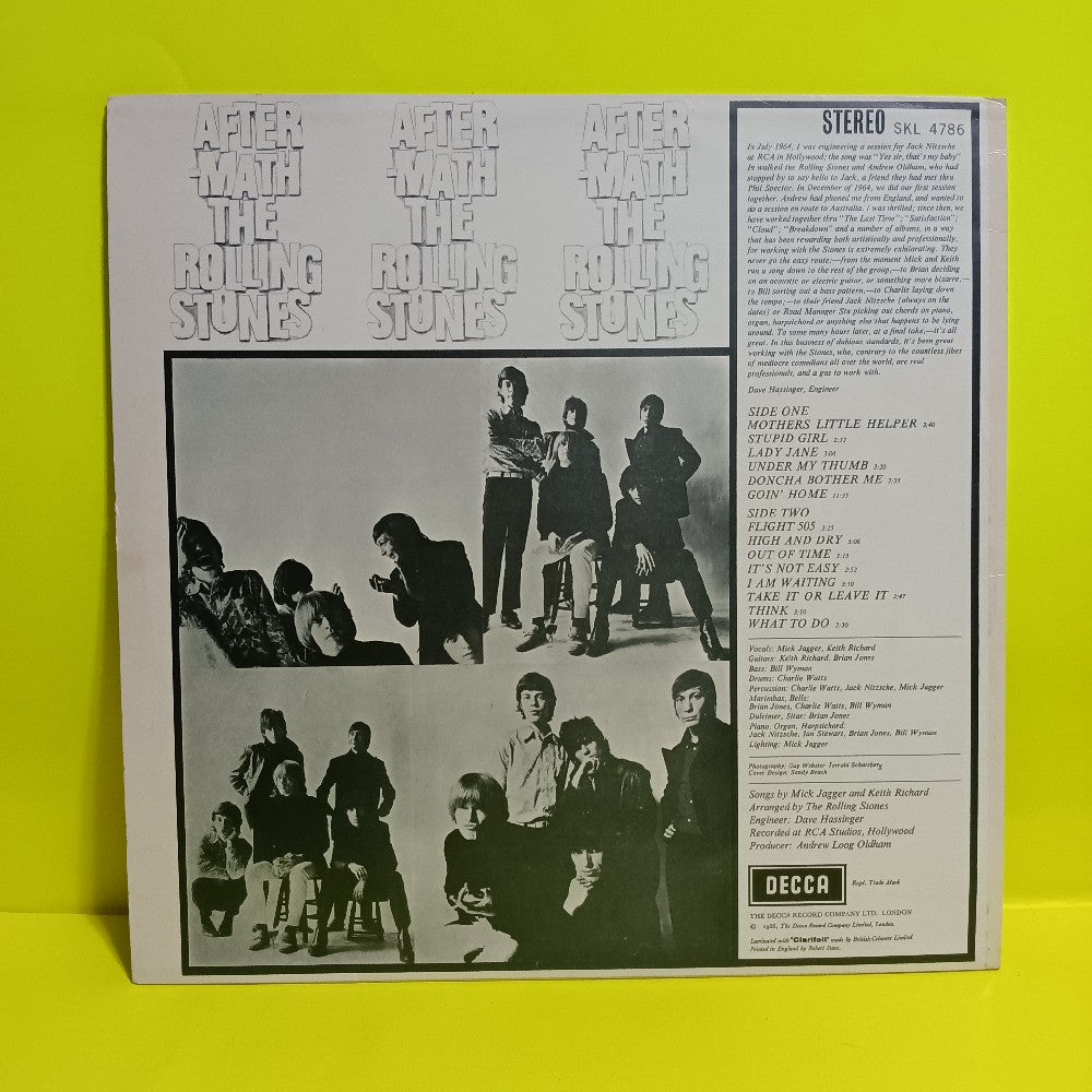 Rolling Stones  - Aftermath / UK - 1970 - SKL 4786 - Used - VG++ - Vinyl