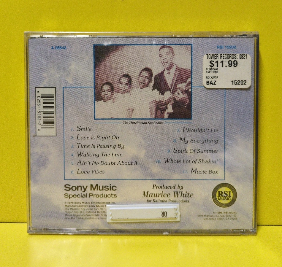The Emotions - Sunbeam - 1996 - RSI 15202 - New - Sealed - CDs