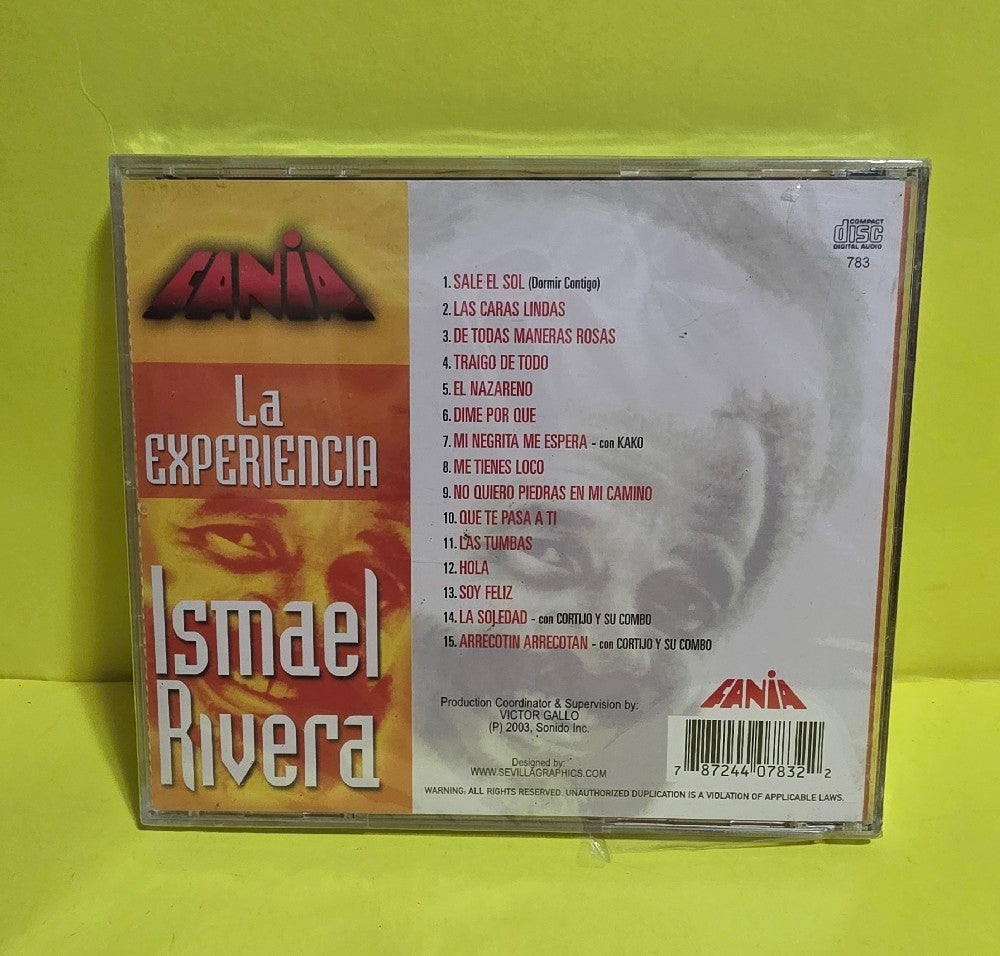 Ismael Rivera - La Experiencia - 2003 - 783 - New - Sealed - CDs