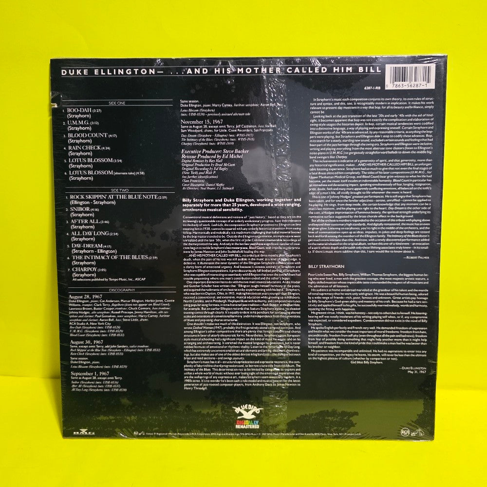 Duke Ellington - "…And His Mother Called Him Bill" - 1988 - 6287-1-RB - New - Sealed - Vinyl