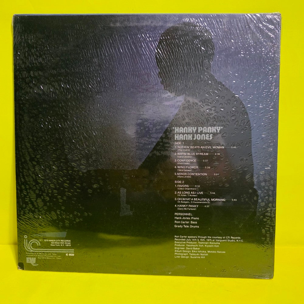Hank Jones  - Hank Panky  - 1979 - IC 6020 - New - Sealed - Vinyl