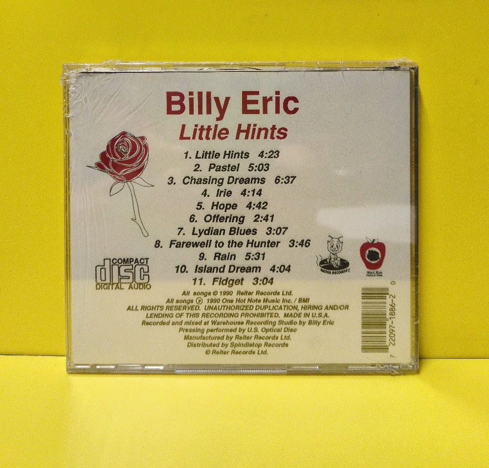 Billy Eric - Little Hints - 1991 - 51886 - New - Sealed - CDs