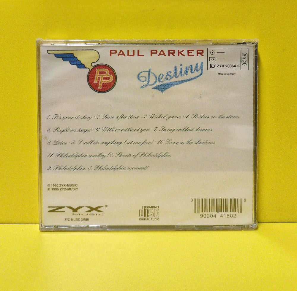 Paul Parker - Destiny - 1995 - ZYX 20364-2 - New - Sealed - CDs - Germany Import