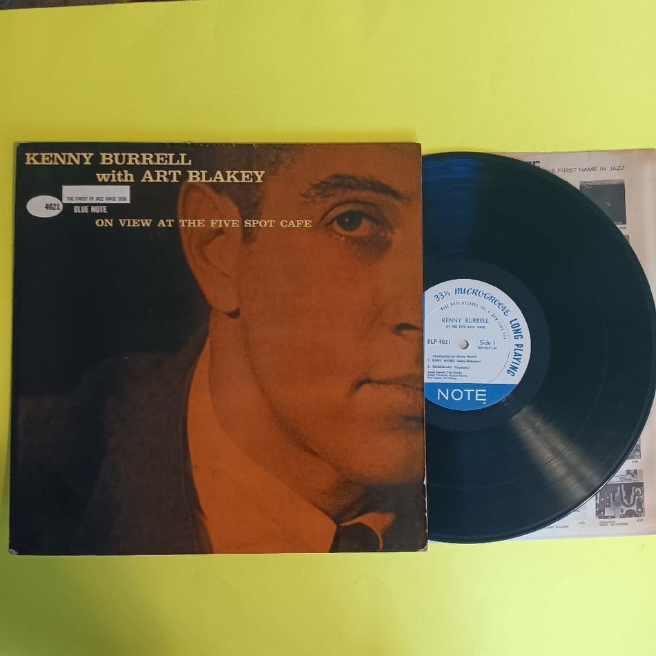 Kenny Burrell with Art Blakey - On View At The Five Spot Cafe / Mono NY USA - 1963 - BLP 4021 - Used - VG++ - Vinyl