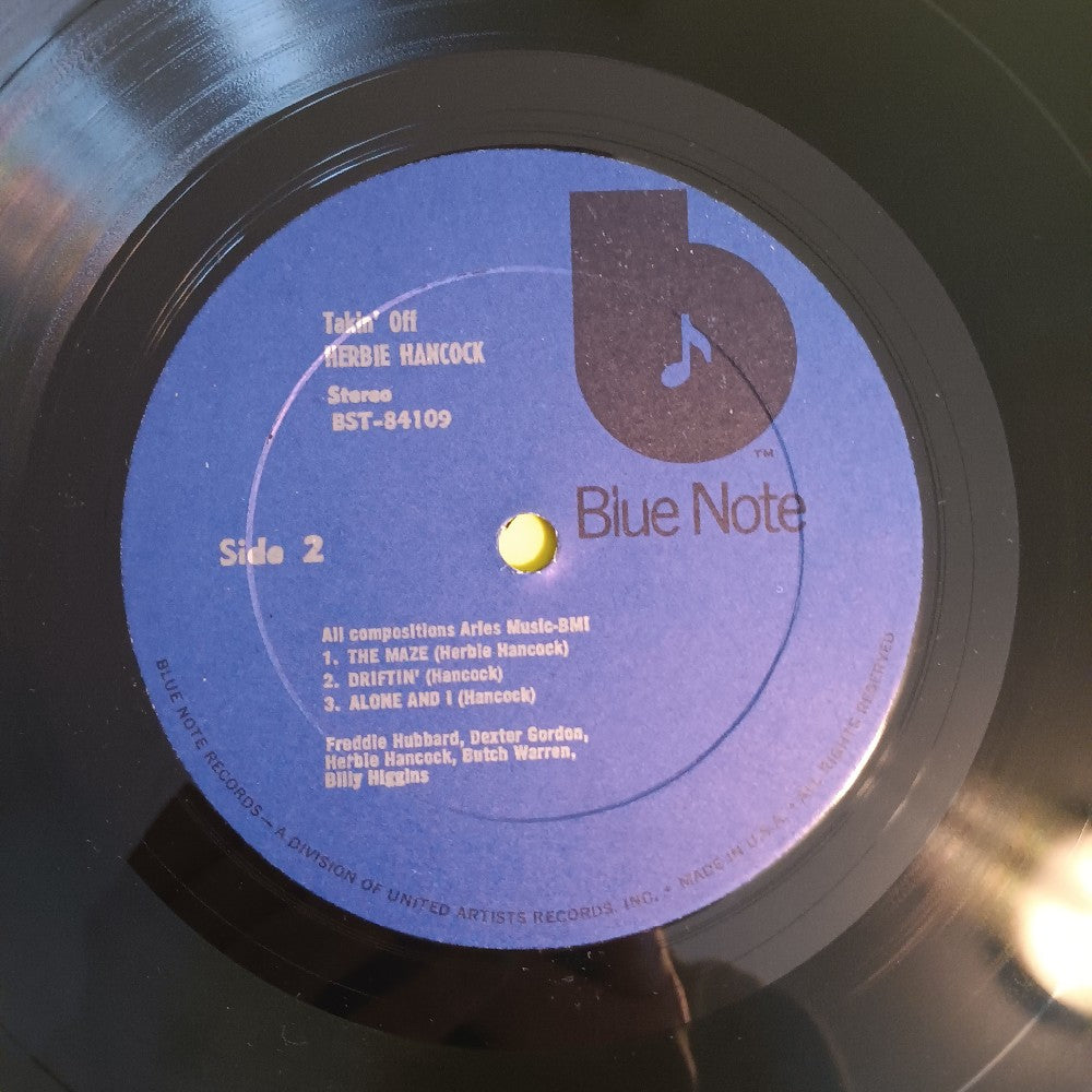 Herbie Hancock - Takin' Off / Van Gelder in Shrink - 1973 - BST 84109 - Used - VG++ - Vinyl