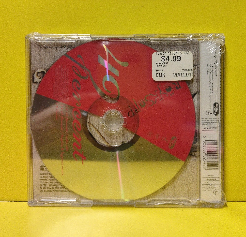 Röyksopp - 49 Percent - 2005 - 0946 3378752 0 - New - Sealed - CDs - Maxi-Single - Europe Import