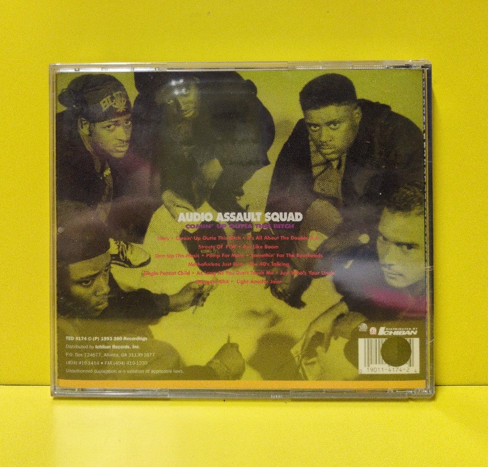 Audio Assault Squad - Comin' Up Outta This Bitch - 1993 - TED 4174-2 - New - Sealed - CDs