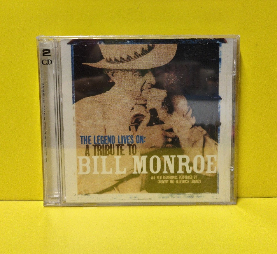 Various - The Legend Lives On: A Tribute To Bill Monroe - 2003 - AUD-CD-8170 - New - Sealed - CDs - 2xCD