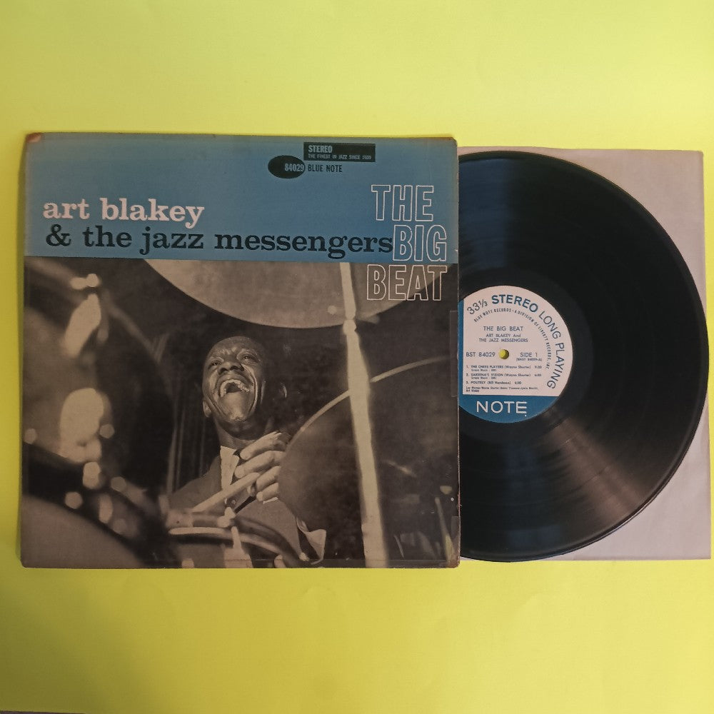 Art Blakey and the Jazz Messengers - The Big Beat / RVG Stamp  - 1966 - BST 84029 - Used - VG+ - Vinyl