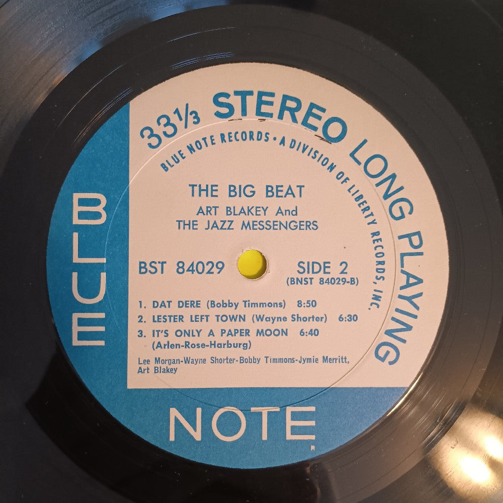 Art Blakey and the Jazz Messengers - The Big Beat / RVG Stamp  - 1966 - BST 84029 - Used - VG+ - Vinyl