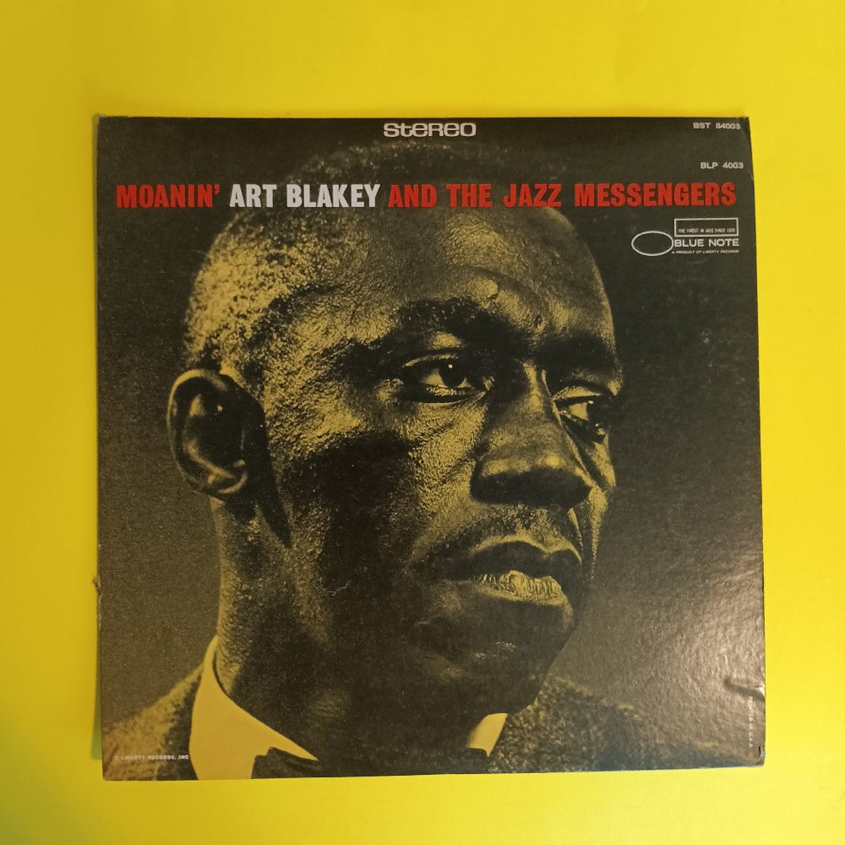 Art Blakey and the Jazz Messengers - Moanin' / RVG Stamp - 1966 - BST 84003 - Used - VG+ - Vinyl