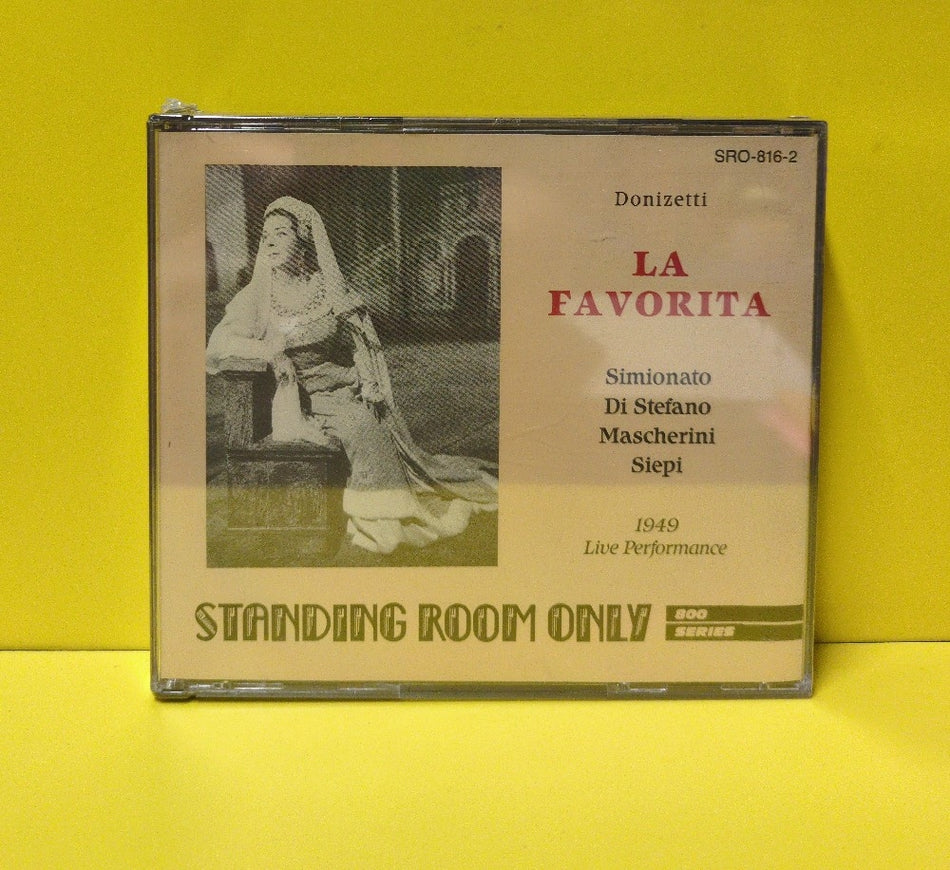 Giulietta Simionato, Giuseppe Di Stefano, Enzo Mascherini, Cesare Siepi - Donizetti: La Favorita / Mascagni: Cavalleria Rusticana - 1992 - SRO-826-2 - New - Sealed - CDs - 2xCD