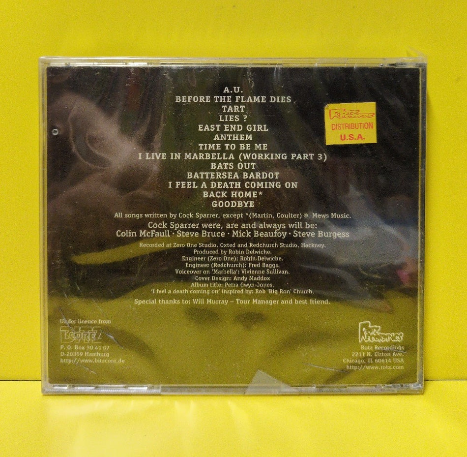 Cock Sparrer - Two Monkeys - 1997 - New - Sealed - CDs
