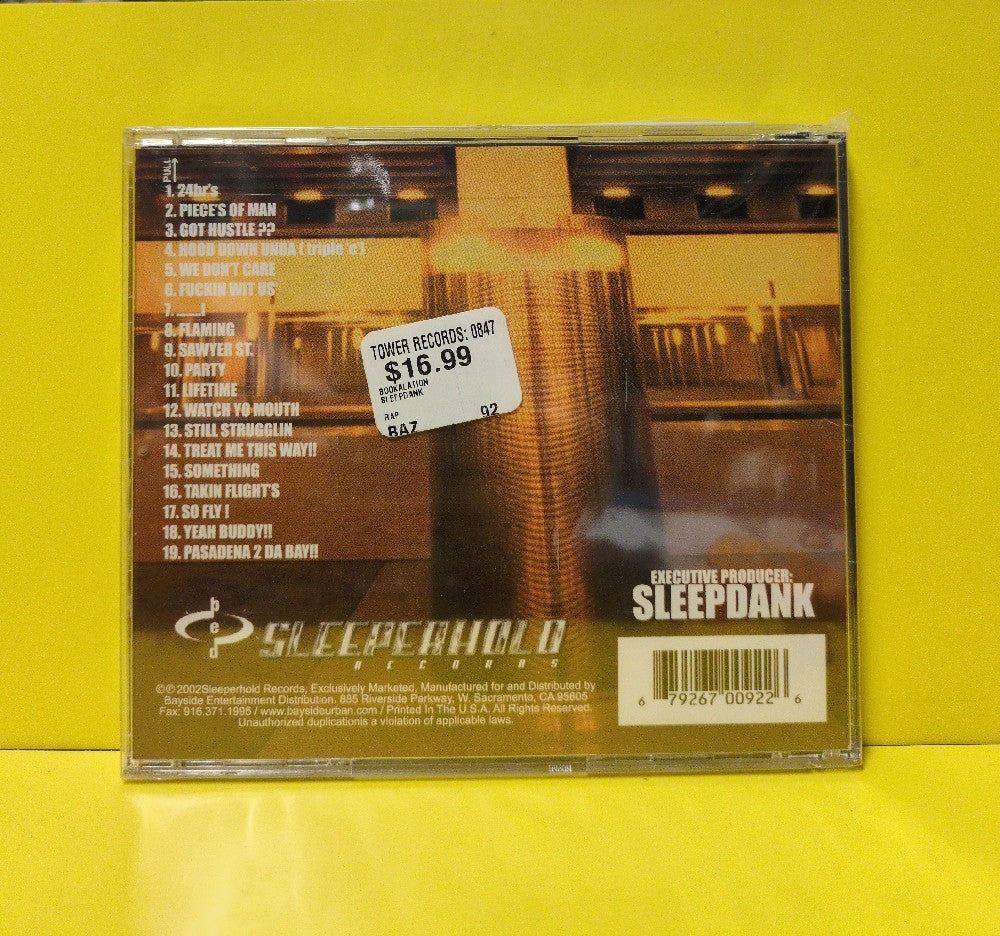Sleepdank - The Bookalation (Murder Book Author Pt II) - 2002 - New - Sealed - CDs