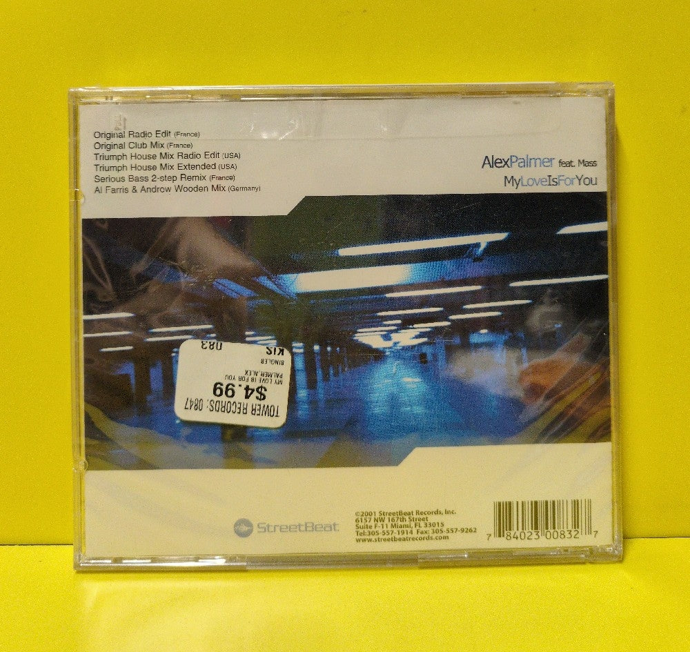 Alex Palmer feat. Mass - My Love Is For You - 2001 - SB-083 - New - Sealed - CDs