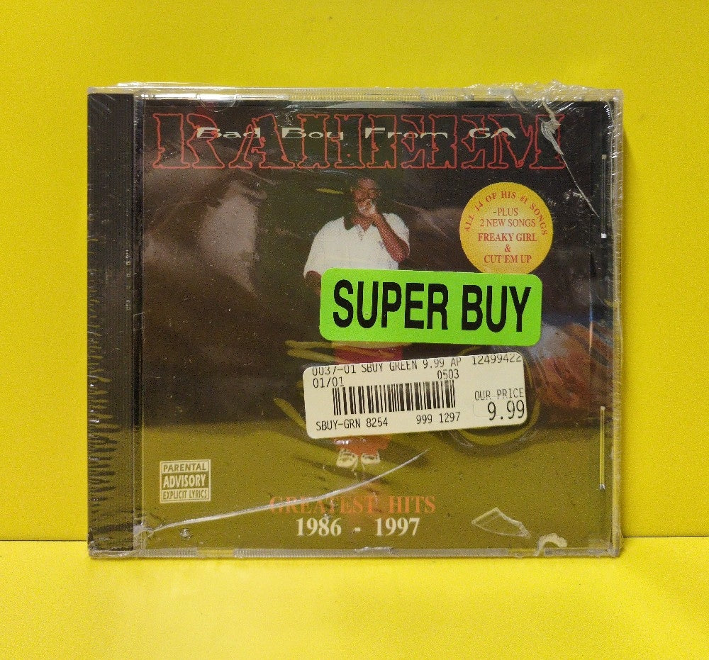 Raheem - Bad Boy From GA: Greatest Hits (1986-1997) - 1997 - T2D 4497 - New - Sealed - CDs