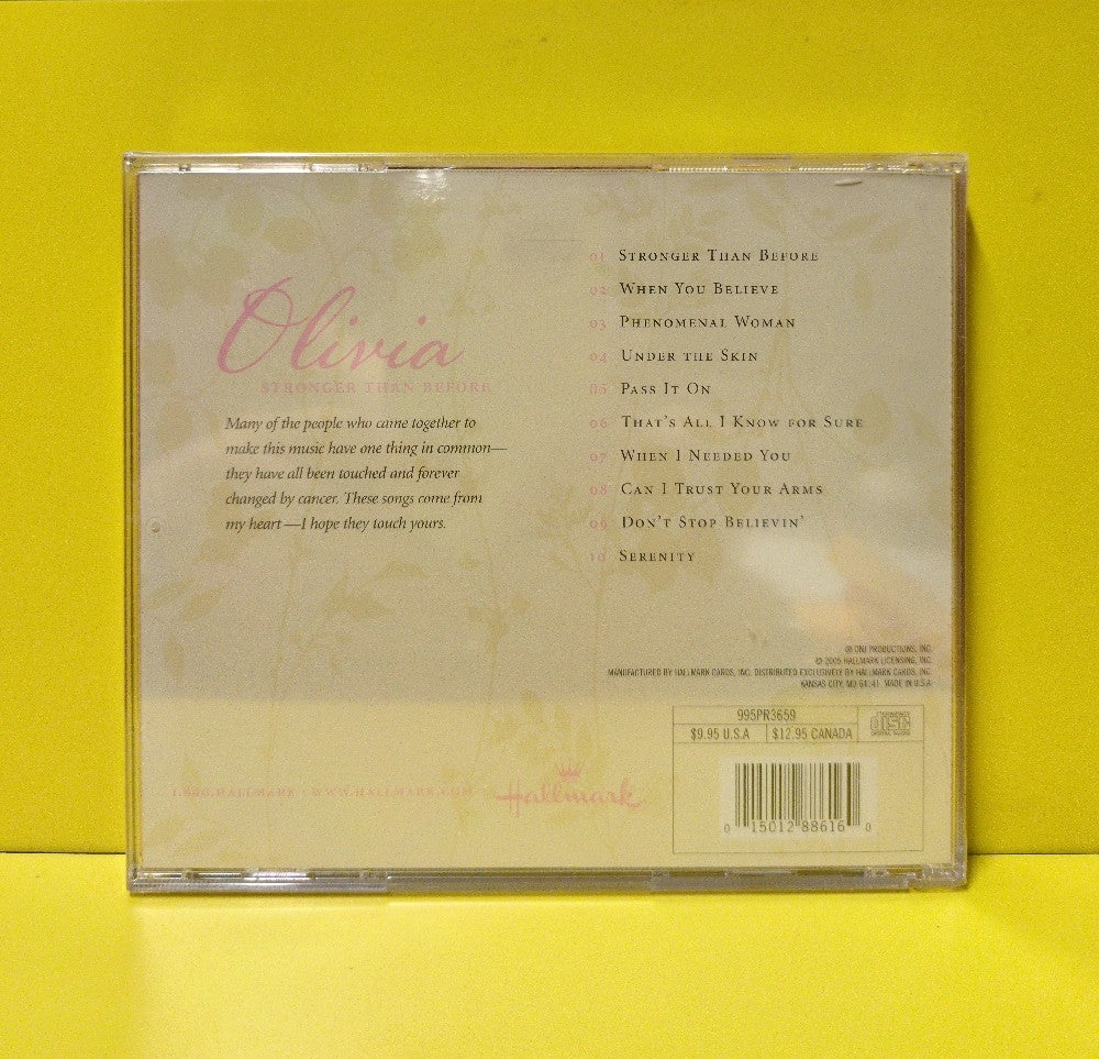 Olivia Newton-John - Stronger Than Before - 2005 - 995PR3659 - New - Sealed - CDs