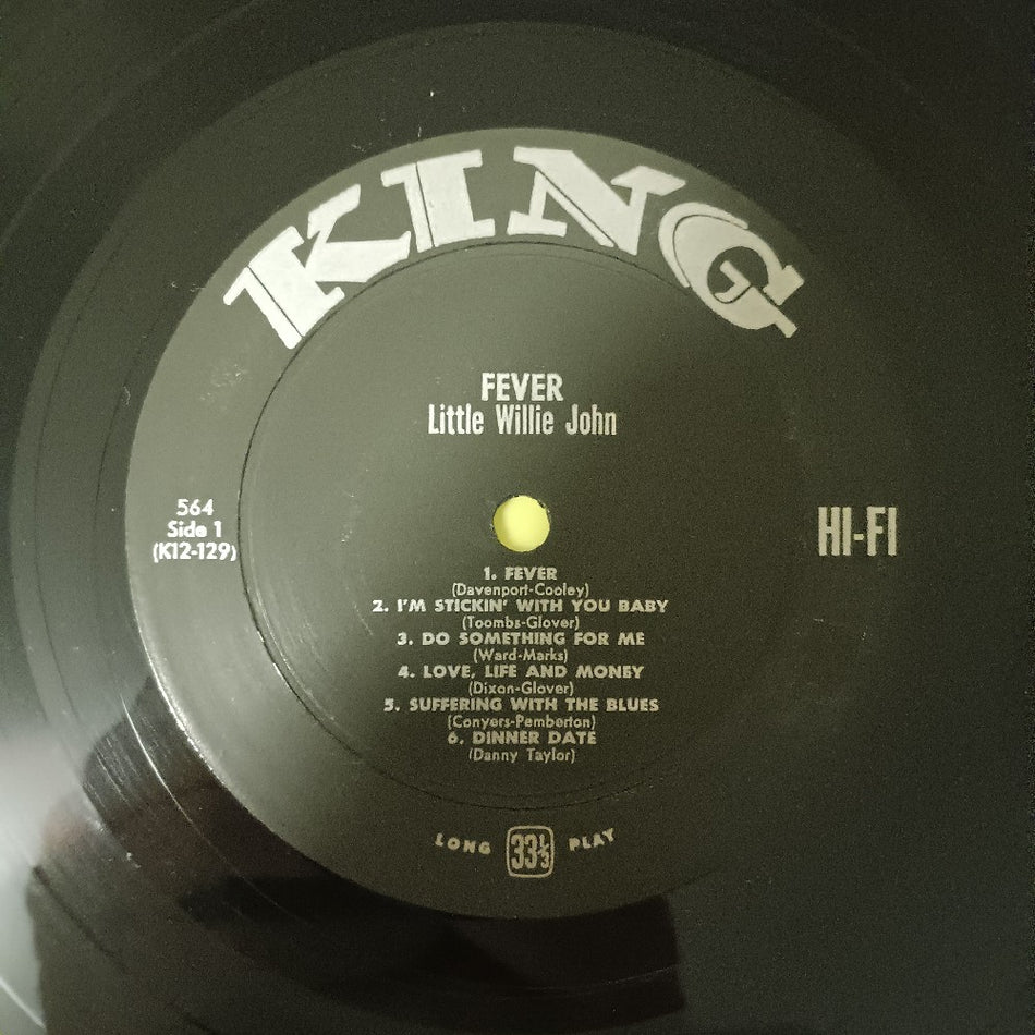 Little Willie John - Fever / Mono - 1961 - King 564 - Used - VG++ - Vinyl