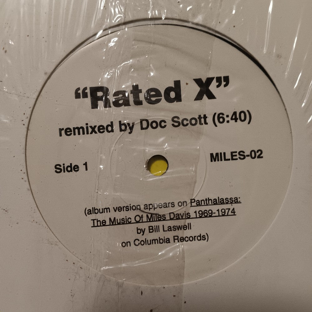 Miles Davis Doc Scott Jamie Myerson - Rated X - 1999 - MILES-02 - New - Sealed - Vinyl