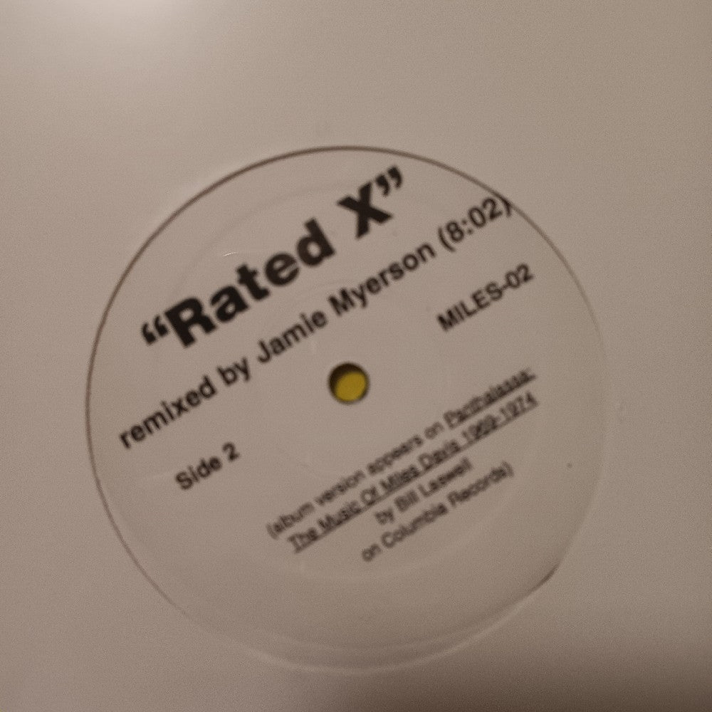 Miles Davis Doc Scott Jamie Myerson - Rated X - 1999 - MILES-02 - New - Sealed - Vinyl