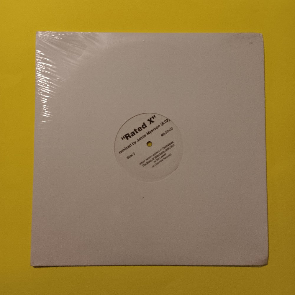 Miles Davis Doc Scott Jamie Myerson - Rated X - 1999 - MILES-02 - New - Sealed - Vinyl