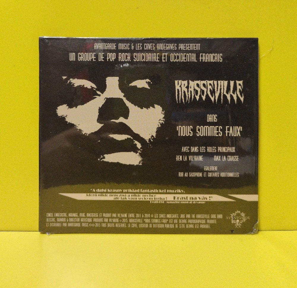 The Krasseville Gang Band - Nous Sommes Faux - 2016 - AV264 - New - Sealed - CDs - Reissue - Italy Import - Digisleeve