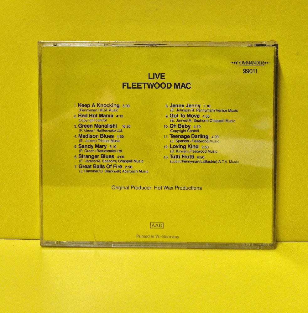 Fleetwood Mac - Live - 1987 - 99011 - New - Sealed - CDs - Germany Import