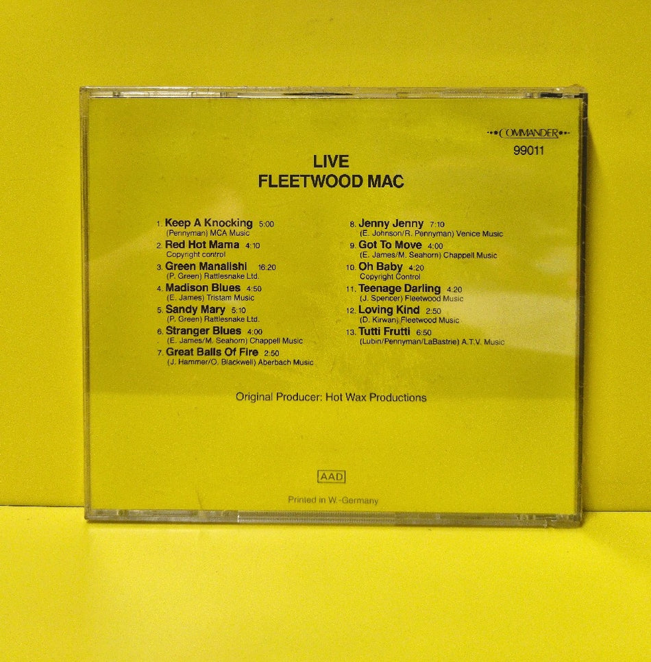 Fleetwood Mac - Live - 1987 - 99011 - New - Sealed - CDs - Germany Import