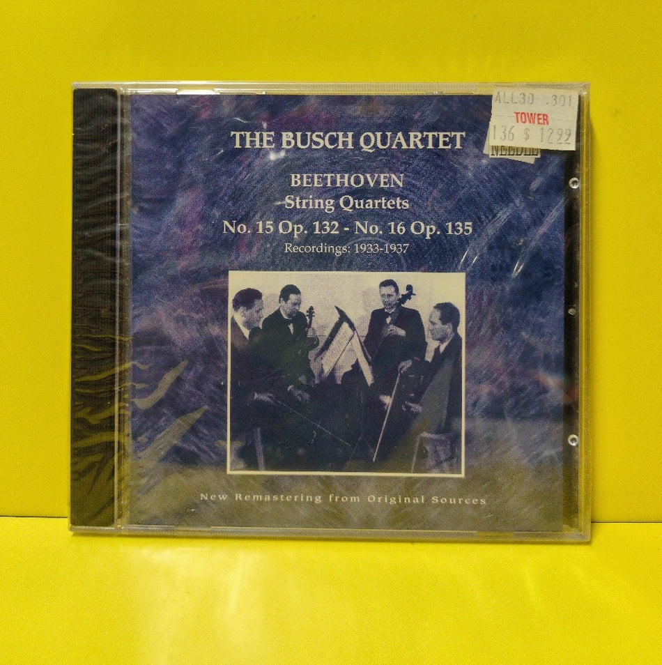 The Busch Quartet - Beethoven: String Quartets No. 15 Op. 132 - No. 16 Op. 135 - 1998 - IN 1413 - New - Sealed - CDs