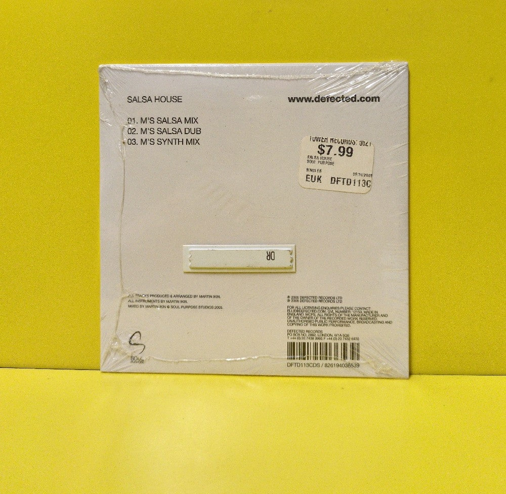Soul Purpose - Salsa House - 2005 - DFTD113CDS - New - Sealed - CDs - UK Import