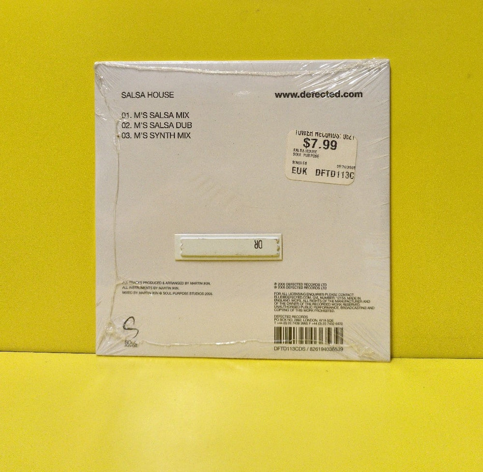 Soul Purpose - Salsa House - 2005 - DFTD113CDS - New - Sealed - CDs - UK Import