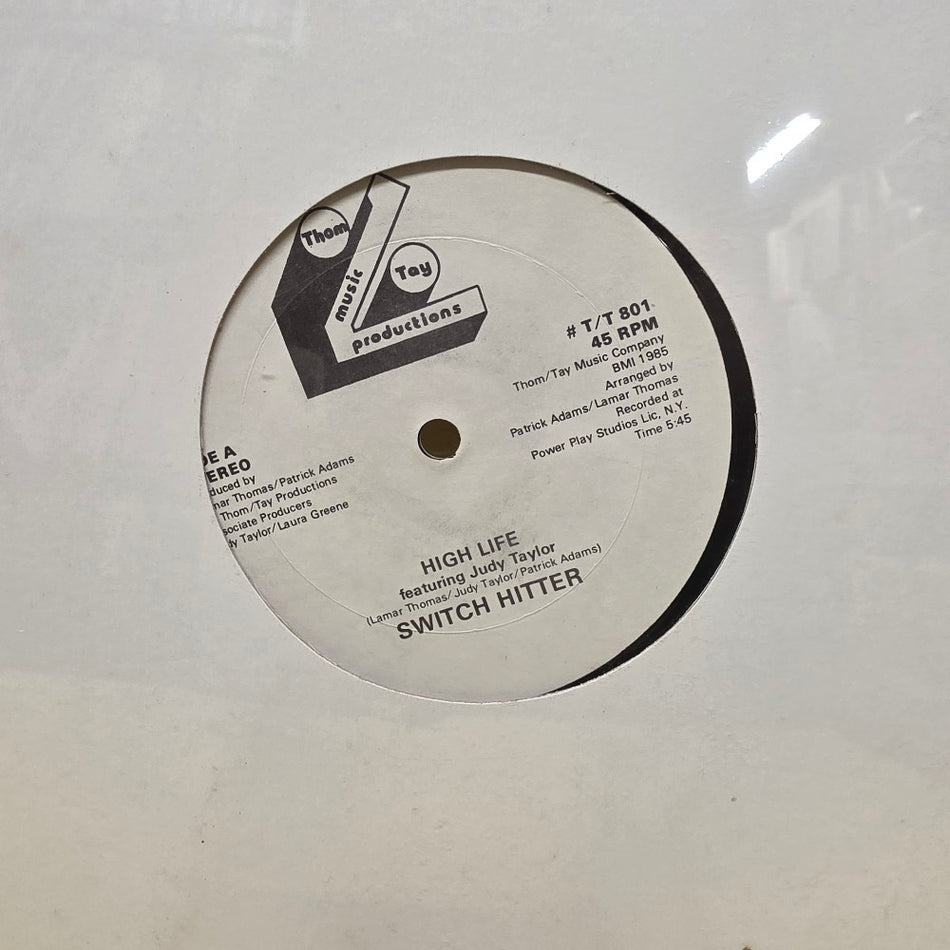 High Life Feat. Judy Taylor - CTR Corporation - Switch Hitter / Au To Mation / Rare Promo Sealed  - 1985 - CRT 1021 - New - Sealed - Vinyl