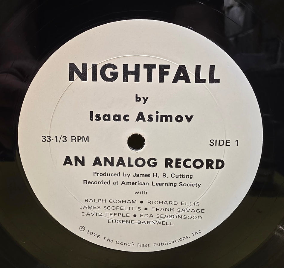 Isaac Asimov - Nightfall / Rare - 1976 - Used - EX - Vinyl