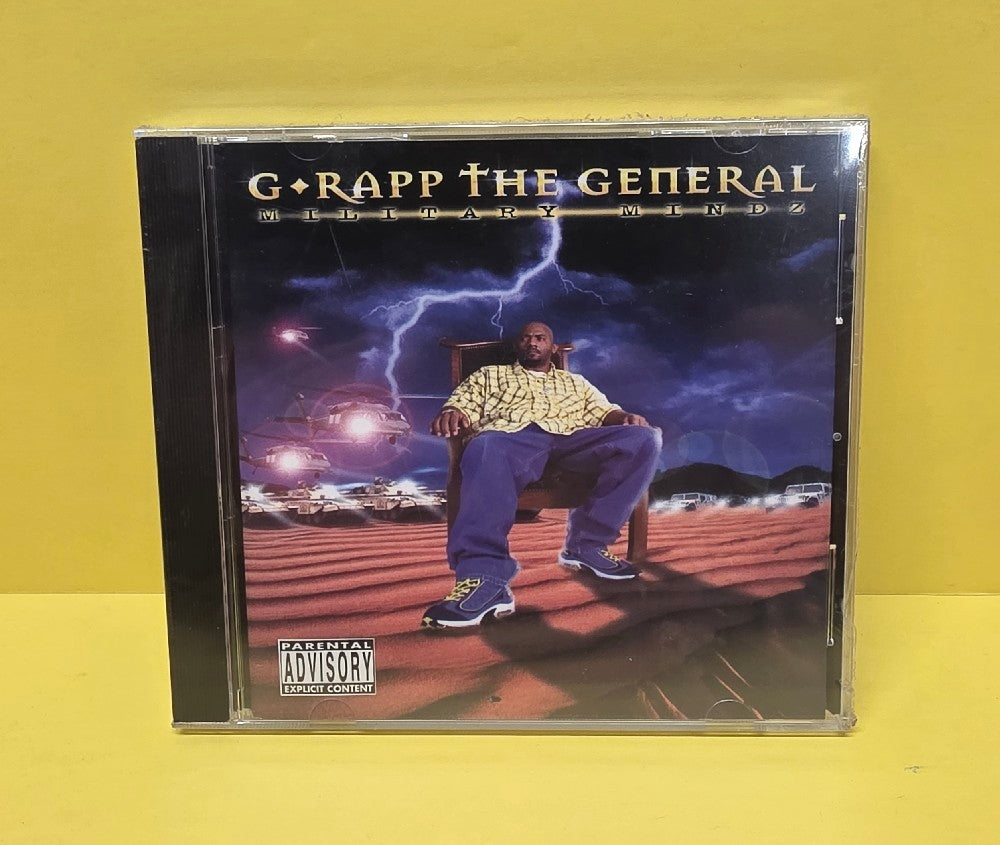 G-Rapp The General - Military Mindz - 1998 - BTB 4139 2 - New - Sealed - CDs