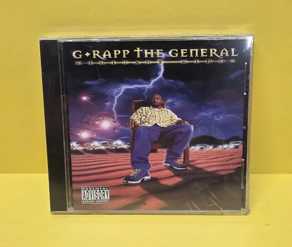 G-Rapp The General - Military Mindz - 1998 - BTB 4139 2 - New - Sealed - CDs